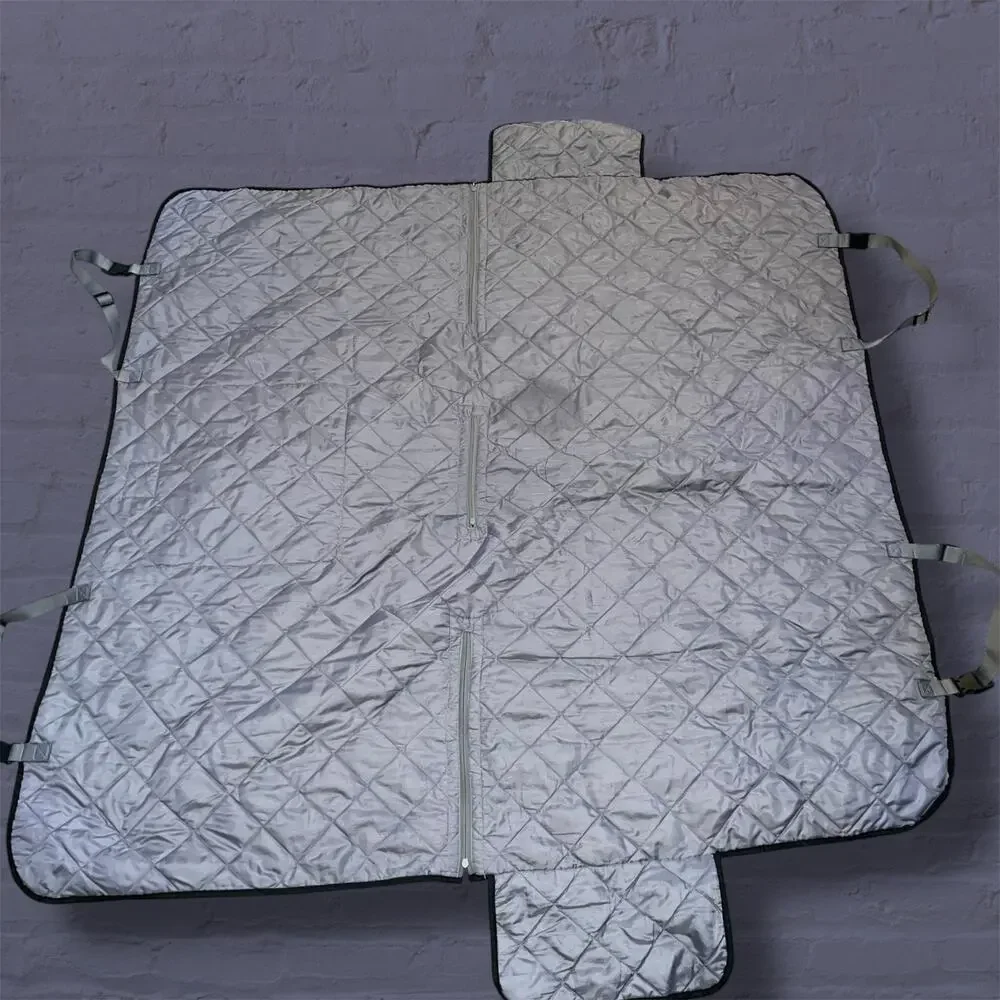 Top Paw Hammock Car Seat Cover Gray Quilted Pet Dog Travel Protector Bench Rear